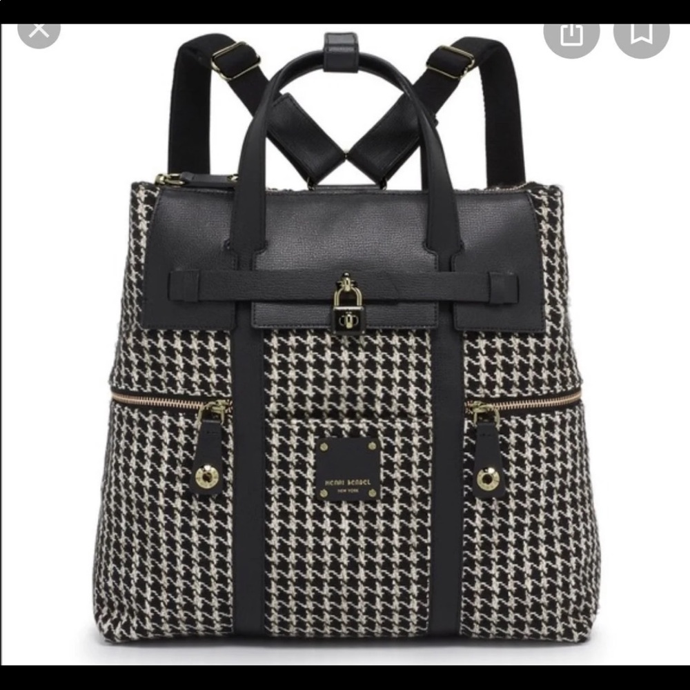 Henri Bendel hounds tooth Jet setter